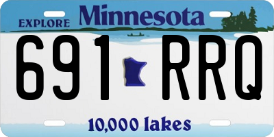 MN license plate 691RRQ