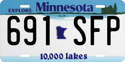 MN license plate 691SFP