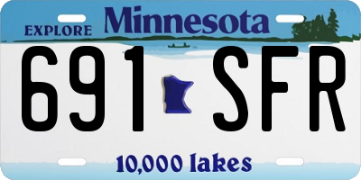 MN license plate 691SFR