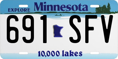 MN license plate 691SFV