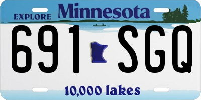 MN license plate 691SGQ