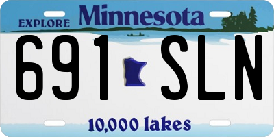 MN license plate 691SLN