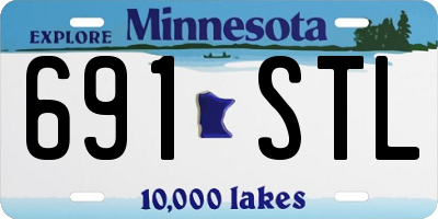 MN license plate 691STL