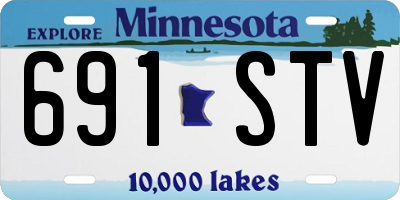 MN license plate 691STV