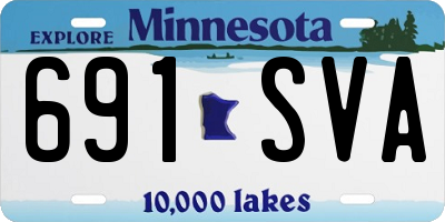 MN license plate 691SVA