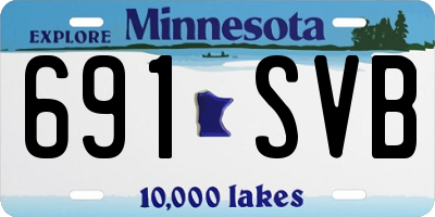 MN license plate 691SVB