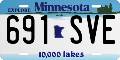 MN license plate 691SVE