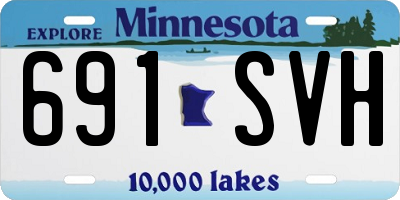 MN license plate 691SVH