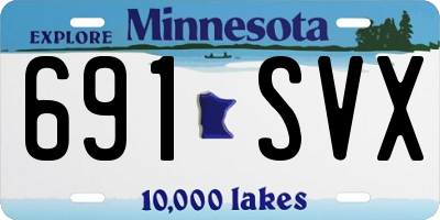 MN license plate 691SVX