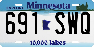 MN license plate 691SWQ