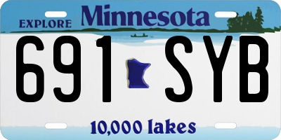 MN license plate 691SYB