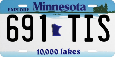 MN license plate 691TIS