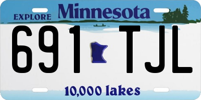 MN license plate 691TJL