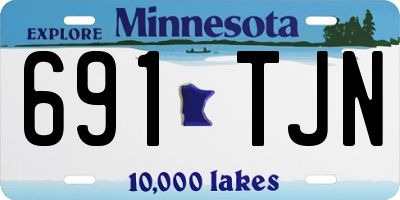 MN license plate 691TJN