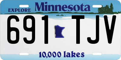 MN license plate 691TJV