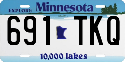 MN license plate 691TKQ