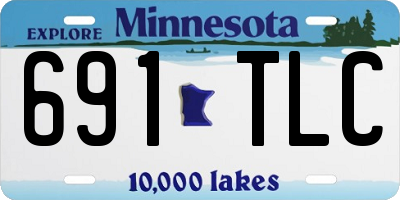 MN license plate 691TLC