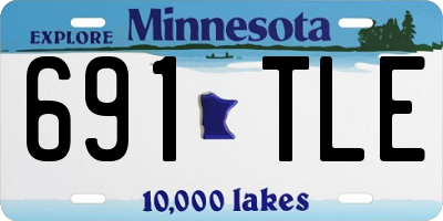 MN license plate 691TLE
