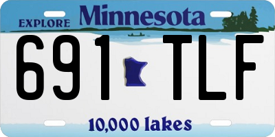 MN license plate 691TLF
