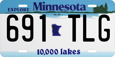 MN license plate 691TLG