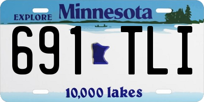 MN license plate 691TLI