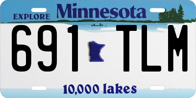 MN license plate 691TLM