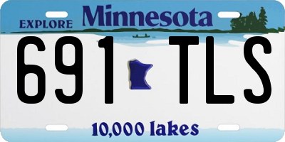 MN license plate 691TLS