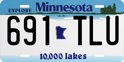 MN license plate 691TLU