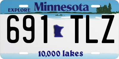 MN license plate 691TLZ