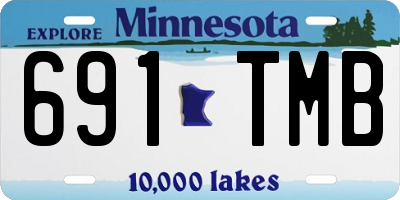 MN license plate 691TMB