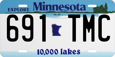 MN license plate 691TMC