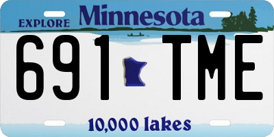 MN license plate 691TME