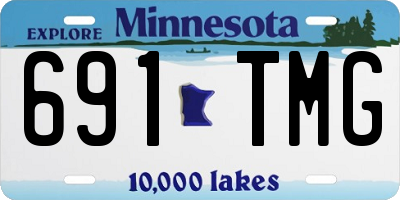 MN license plate 691TMG