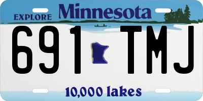 MN license plate 691TMJ