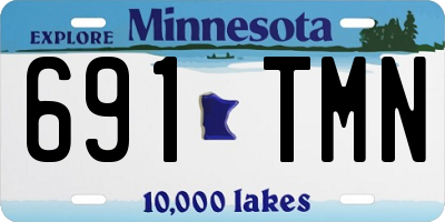 MN license plate 691TMN