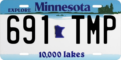 MN license plate 691TMP