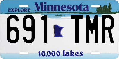 MN license plate 691TMR