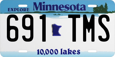 MN license plate 691TMS