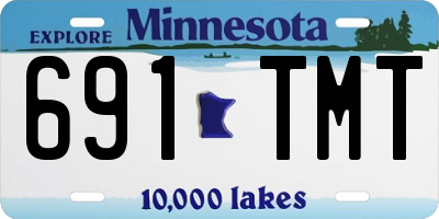 MN license plate 691TMT