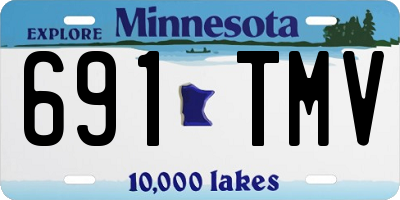 MN license plate 691TMV