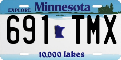MN license plate 691TMX