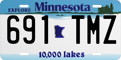 MN license plate 691TMZ