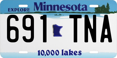 MN license plate 691TNA