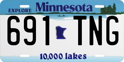 MN license plate 691TNG