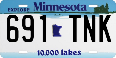 MN license plate 691TNK