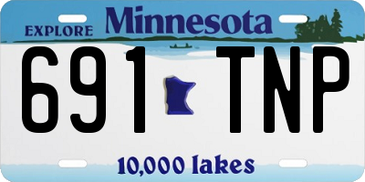 MN license plate 691TNP