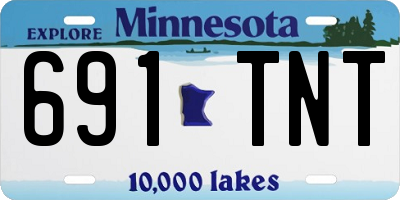 MN license plate 691TNT
