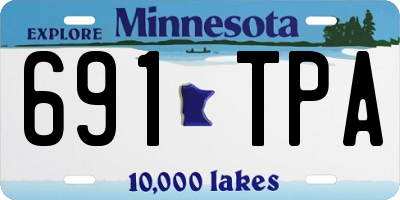 MN license plate 691TPA