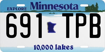 MN license plate 691TPB