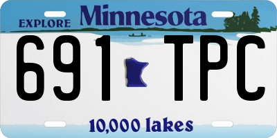 MN license plate 691TPC